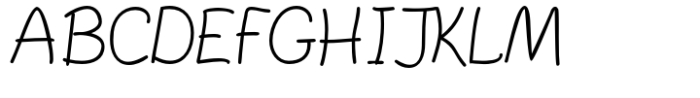 PlainPensle Regular Font UPPERCASE