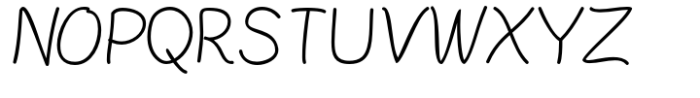 PlainPensle Regular Font UPPERCASE
