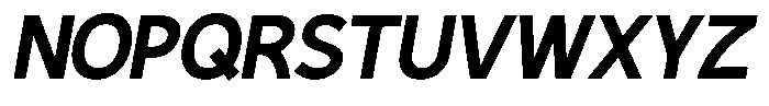 Plakad Black Italic Font UPPERCASE