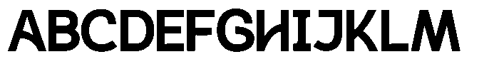 Plakad Black Font UPPERCASE