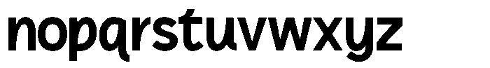 Plakad Black Font LOWERCASE