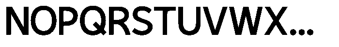 Plakad Bold Font UPPERCASE