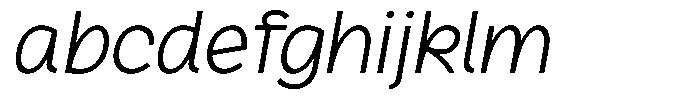 Plakad Extralight Italic FONT