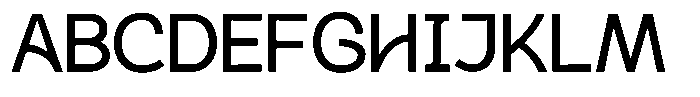 Plakad Medium Font UPPERCASE