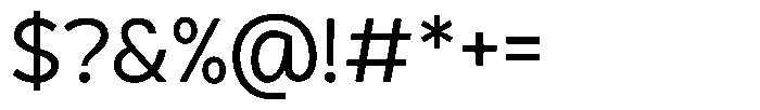 Plakad Regular Font OTHER CHARS