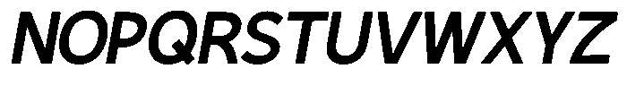 Plakart Extra Bold Italic Font UPPERCASE