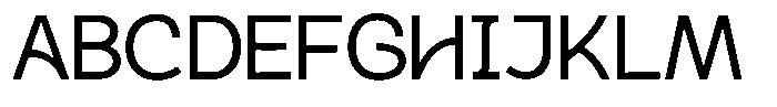 Plakart Regular Font UPPERCASE
