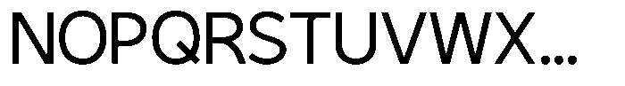 Plakart Regular Font UPPERCASE