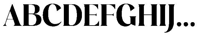 Plakent Black Font UPPERCASE