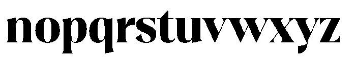 Plakent Black Font LOWERCASE