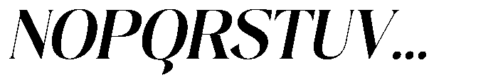 Plakent Bold Italic Font UPPERCASE