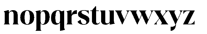 Plakent Extra Bold Font LOWERCASE