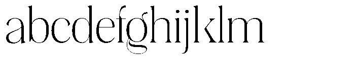Plakent Extra Light FONT