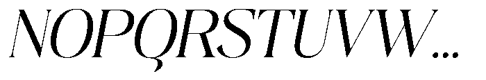 Plakent Italic Font UPPERCASE