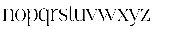 Plakent Light Font LOWERCASE