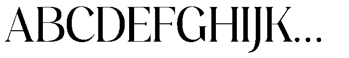 Plakent Medium Font UPPERCASE