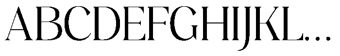 Plakent Regular Font UPPERCASE
