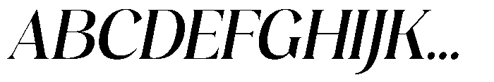 Plakent Semi Bold Italic Font UPPERCASE