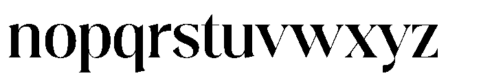 Plakent Semi Bold Font LOWERCASE