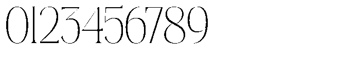Plakent Thin Font OTHER CHARS