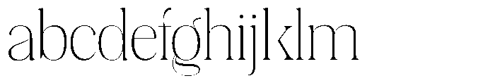 Plakent Thin FONT