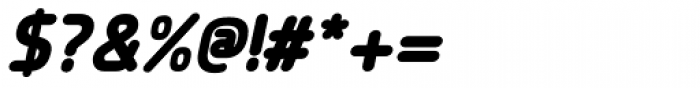 Planer ExtraBold Italic Font OTHER CHARS
