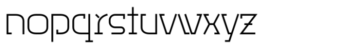 Planetype Light Font LOWERCASE
