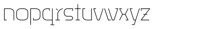 Planetype X-Light Font LOWERCASE