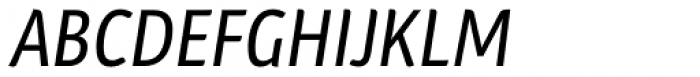 Plantago Condensed Italic Font UPPERCASE