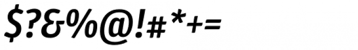 Plantago Condensed Semibold Italic Font OTHER CHARS