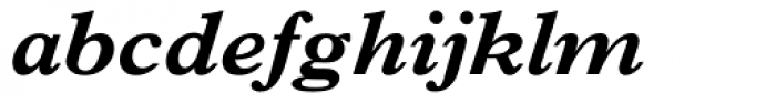 Plantin Bold Italic Font LOWERCASE