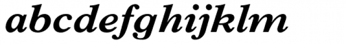 Plantin Infant Bold Italic Font LOWERCASE