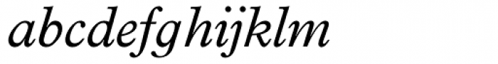Plantin Infant Italic Font LOWERCASE