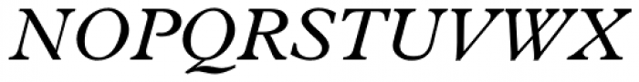 Plantin Infant Std Infant Italic Font UPPERCASE