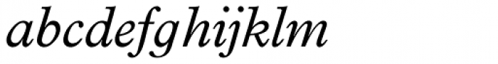 Plantin Infant Std Infant Italic Font LOWERCASE
