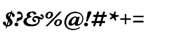 Plantin Now Caption Bold Italic Font OTHER CHARS