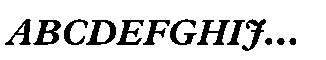 Plantin Now Caption Bold Italic Font UPPERCASE
