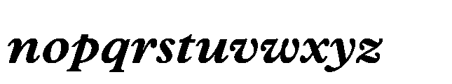 Plantin Now Caption Bold Italic Font LOWERCASE
