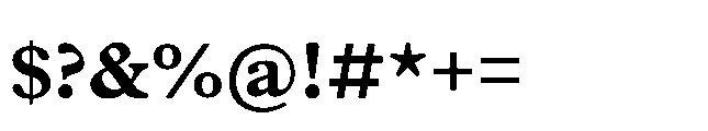 Plantin Now Caption Bold Font OTHER CHARS