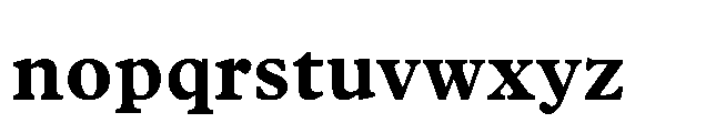 Plantin Now Caption Bold Font LOWERCASE