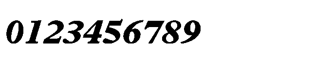Plantin Now Caption ExtraBold Italic Font OTHER CHARS