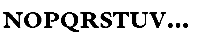 Plantin Now Caption ExtraBold Font UPPERCASE