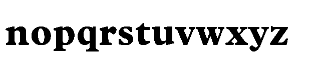 Plantin Now Caption ExtraBold Font LOWERCASE