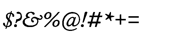 Plantin Now Caption Italic Font OTHER CHARS