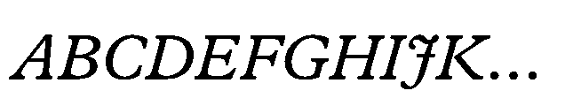 Plantin Now Caption Italic Font UPPERCASE