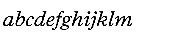 Plantin Now Caption Italic FONT