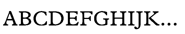 Plantin Now Caption Regular Font UPPERCASE