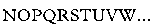 Plantin Now Caption Regular Font UPPERCASE