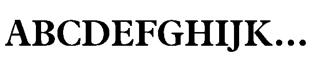 Plantin Now Display Bold Font UPPERCASE