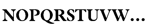 Plantin Now Display Bold Font UPPERCASE